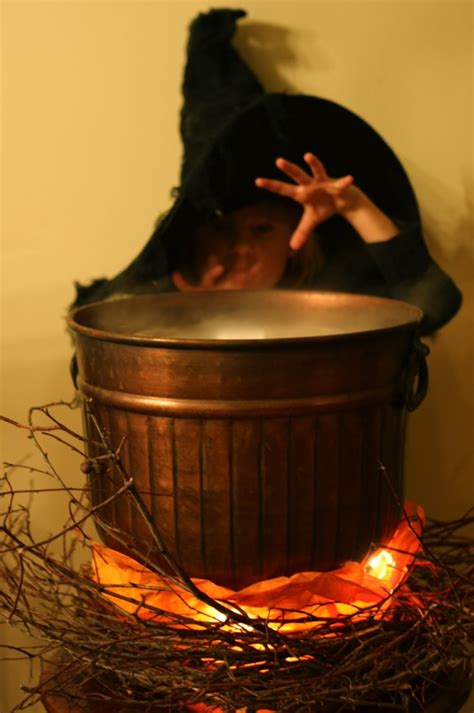 DIY Cauldron Halloween Decoration | Polka Dot Chair