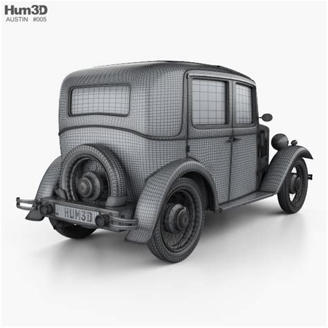 Austin 10/4 1932 3D model - Vehicles on Hum3D