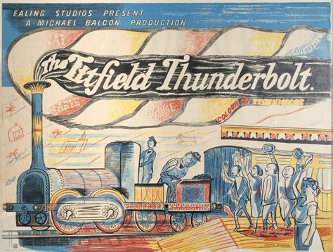 The Titfield Thunderbolt Original 1953 British Quad Movie Poster ...