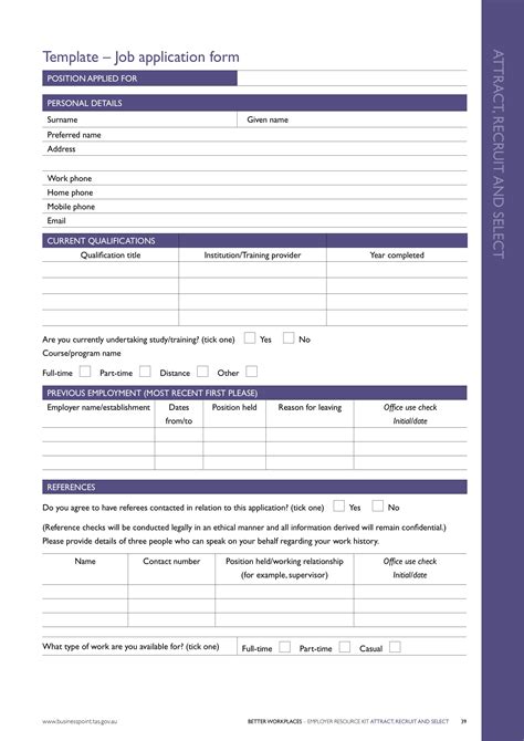 Employment Application Form - 19+ Examples, Format, Pdf