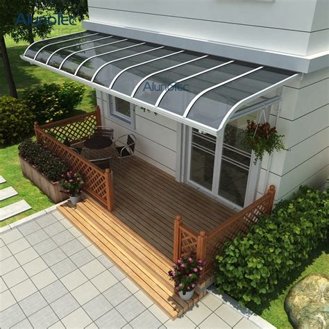 Modern Rainproof Window Awning and Polycarbonate Cover Balcony Canopy ...