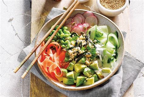 Sushi Bowl with Avocado - Healthy Food Guide