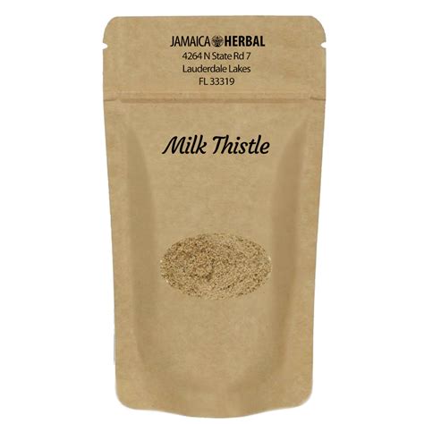 Milk Thistle Tea | Healthy Liver Support, Brain Health — Jamaica Herbal