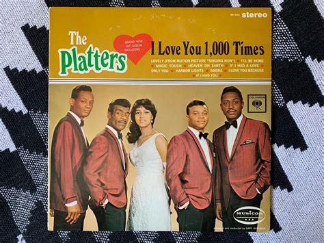 The Platters I Love You 1000 Times Vinyl Record 60s Pop Soul | Etsy