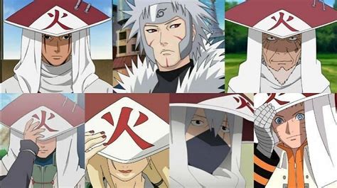 Who are all the Hokages in Naruto