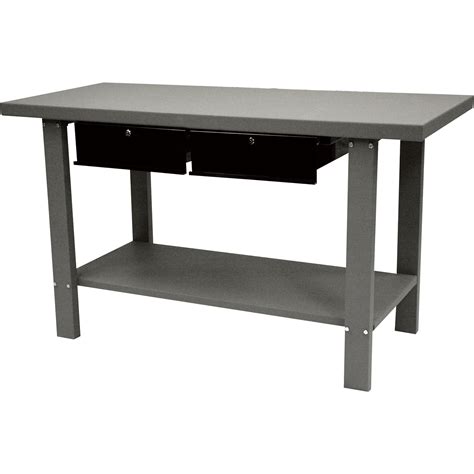 Homak 59in. Steel Workbench — 2 Drawers, Model# GW00550170 | Northern ...