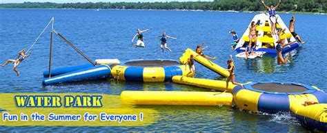 Inflatable Water Trampoline With Small Slide - Wgt1 - Aomiao