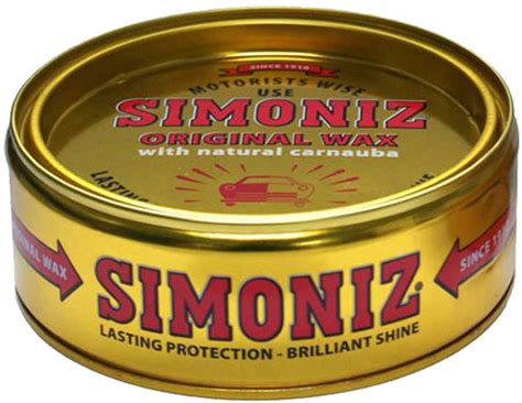 SIMONIZ ORIGINAL HARD WAX FINE PASTE NATURAL CARNAUBA CARNUBA 150G ...