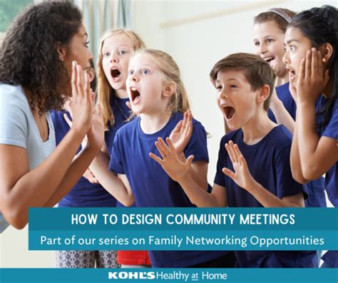 How to Design Community Meetings | Alliance for a Healthier Generation