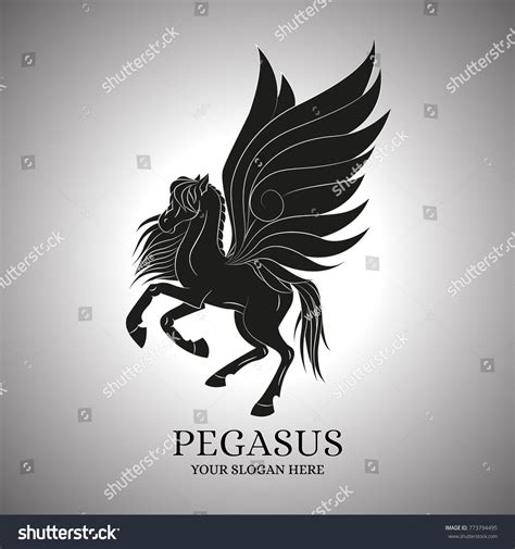 Pegasus Vector Logo Template Stock Vector (Royalty Free) 773794495 ...