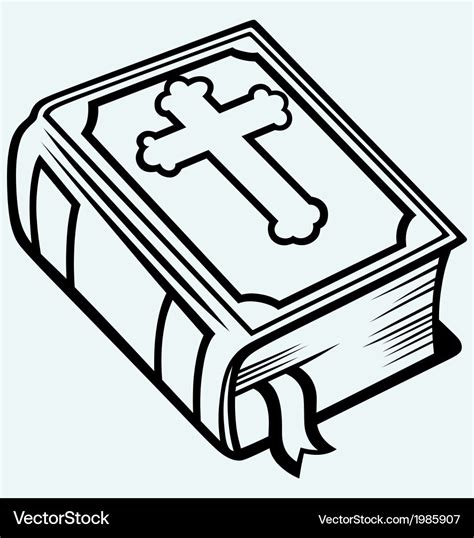 Bible book Royalty Free Vector Image - VectorStock