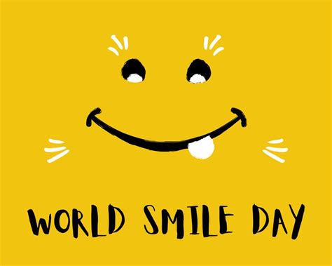 World Smile Day | World smile day, International day of happiness ...