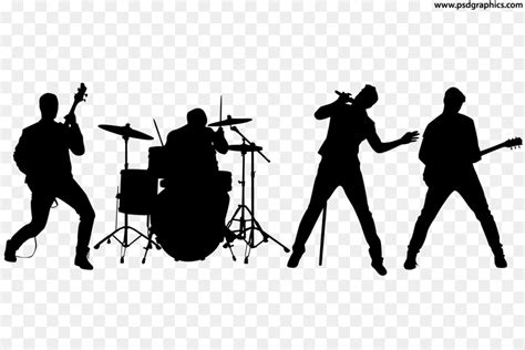 Silhouette Musical ensemble Clip art - band png download - 668*768 ...