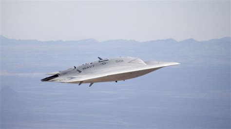 US Navy's 'UFO-Like' Stealth Drone Takes Flight | Fox News