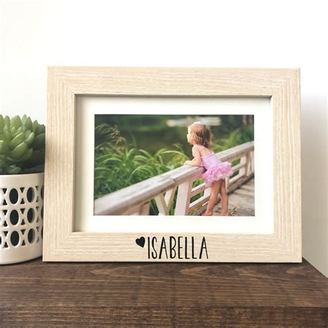 Personalized Name Picture Frame Gift, Custom Name Picture Frame, Father ...