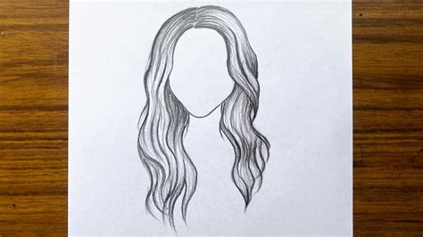 How To Draw Female Hair