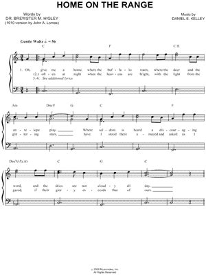 "Home on the Range" Sheet Music - 17 Arrangements Available Instantly ...