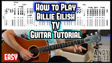 How to play Billie Eilish - TV Guitar Tutorial Lesson - YouTube