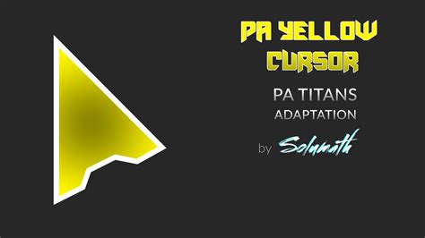 PA Yellow Cursor Pack - SkinPack