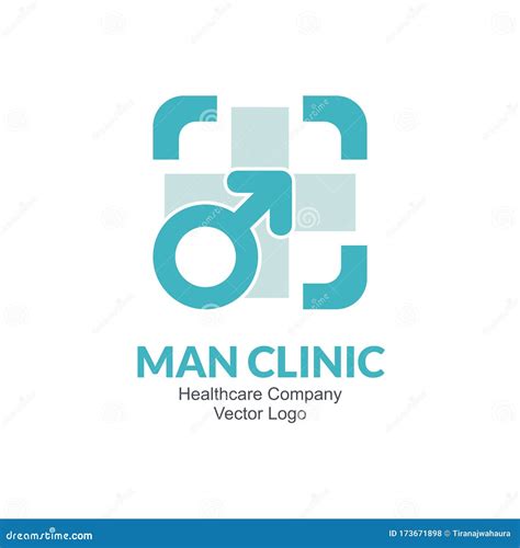 Man Health Care and Clinic Logo Vector Design Stock Vector ...