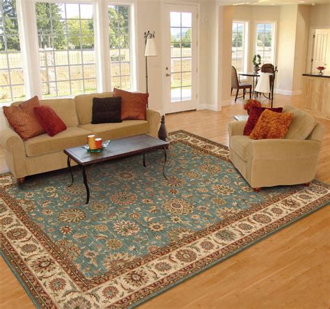 Living Treasures LI05 Aqua Rug - Rug & Home