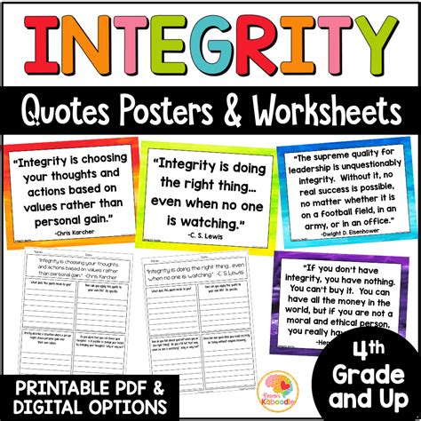 Integrity Quotes For Kids