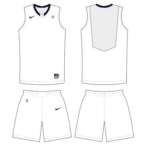 Basketball Uniform - Front and Back View