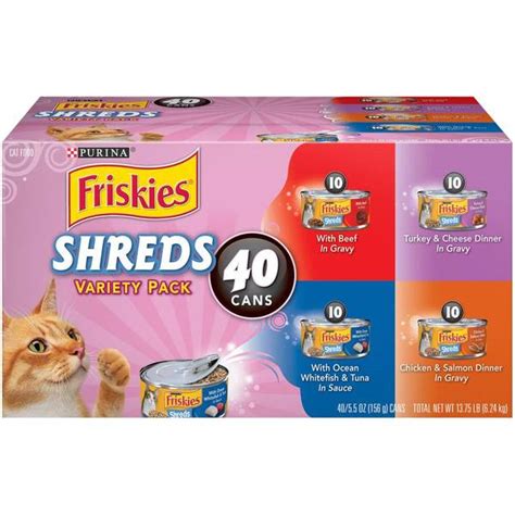 Friskies 40-Count 5.5 oz Savory Shreds Variety - 199-333-15 | Blain's ...