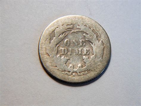 1875-S Silver Seated Liberty Dime-Mint Mark Under Bow - For Sale, Buy ...