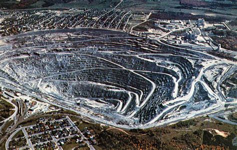 Aerial View of JM Asbestos Mine at Asbestos, Quebec | Flickr