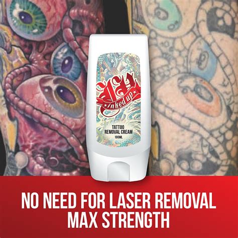 INKED UP TATTOO REMOVAL CREAM – REMOVE YOUR TATTOO FAST TARGETS INK ...