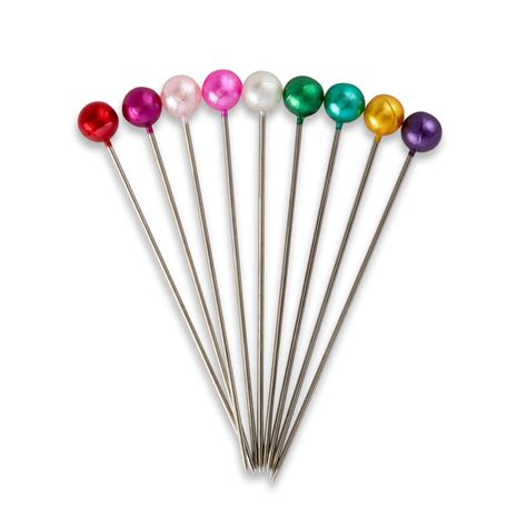 Pearlized Ball Head Pins - #24 - WAWAK Sewing Supplies