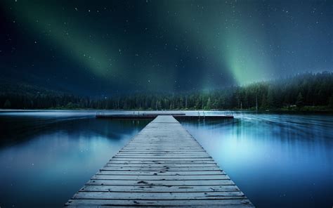 1680x1050 Landscape Jetty Lake Night Sky 8k 1680x1050 Resolution HD 4k ...