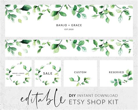 Etsy Banner Etsy Shop Banner Etsy Branding Kit Etsy Cover - Etsy UK