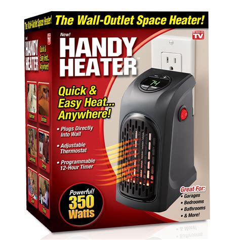 Handy Heater, Personal Electric Ceramic Space Heater, 350 Watts ...