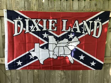 Dixie Land Confederate Flag - Rebel Nation