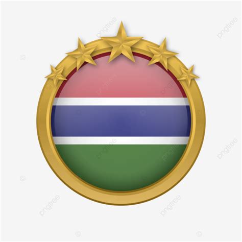 Gambia Flag Vector, Gambia, Flag, Gambia Flag PNG and Vector with ...