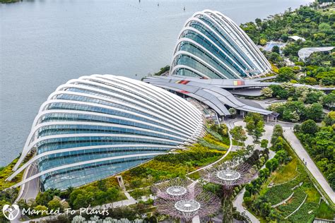 Singapore Gardens By The Bay Dome : Gardens By The Bay With 2 Flower ...