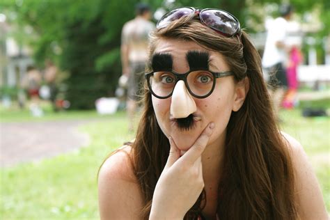 Larissa + Groucho Marx glasses | Jason Eppink | Flickr