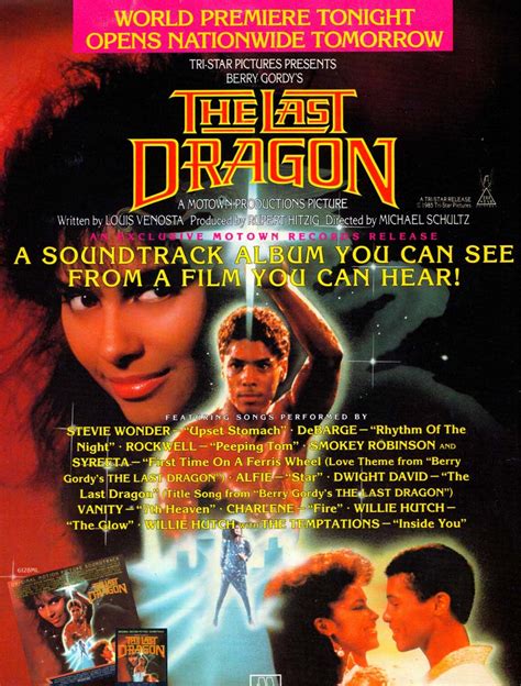 The Last Dragon movie poster (Verne Williams’ first movie role) – Joey ...