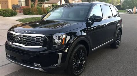 2022 Kia Telluride In Ebony Black Exterior Color (Live Pictures)