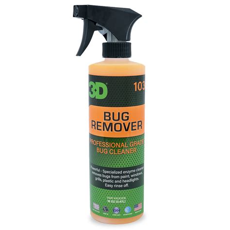 Car Bug Remover Spray For Dried Bugs, Sap, & Tar | 3D Car Care