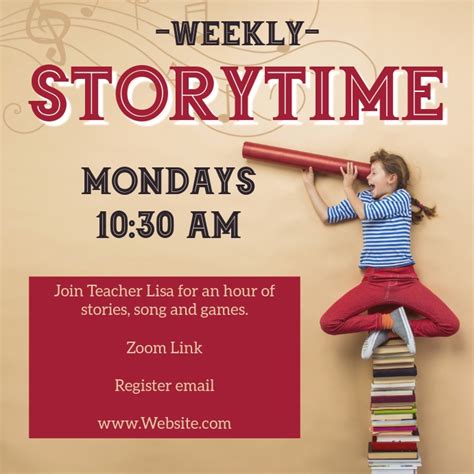 Copy of Weekly Storytime | PosterMyWall