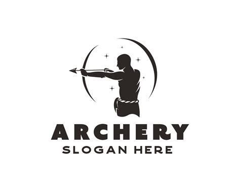 archery logo design template 14797425 Vector Art at Vecteezy