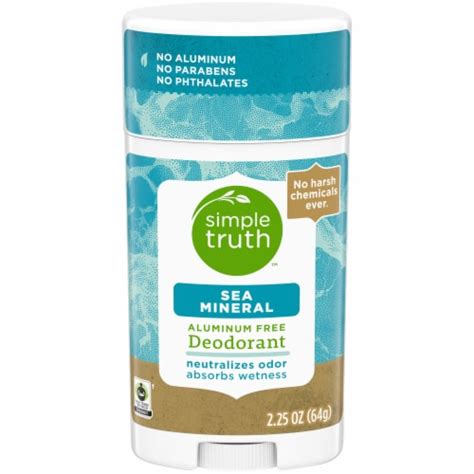 Simple Truth™ Sea Mineral Deodorant Stick, 2.25 oz - Kroger