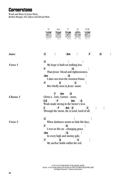 Cornerstone | Sheet Music Direct