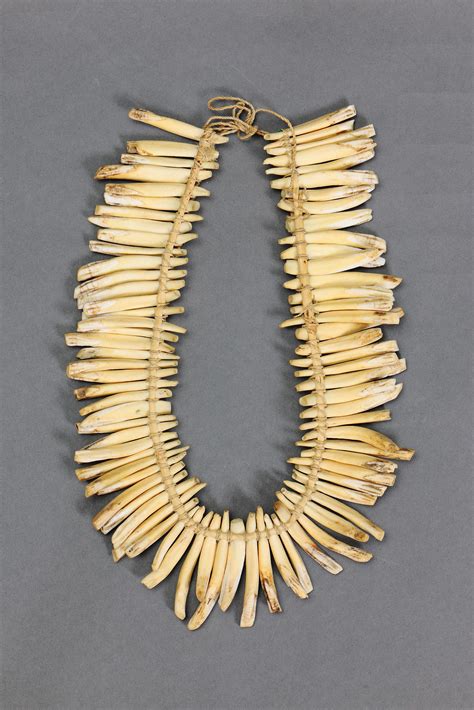 PIG TEETH NECKLACE, PAPUA NEW GUINEA.