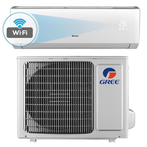 GREE Livo 12,000 BTU 1 Ton Wi-Fi Programmable Ductless Mini Split Air ...