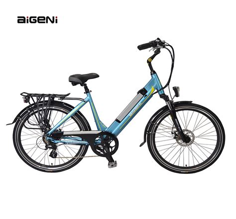 Wholesale Blue Electric City Bike with 36V13ah Lithium Battery ...