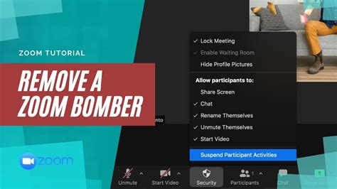 How to remove a "Zoom Bomber" in two easy steps (outdated) - YouTube